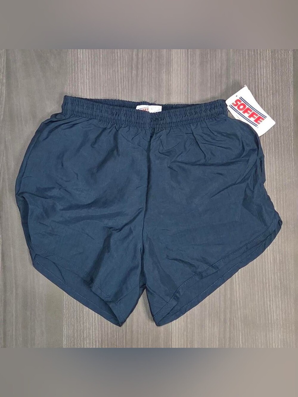 Vintage 90's Soffe Women's Shorts 100% Nylon Navy Blue Size Small NWT